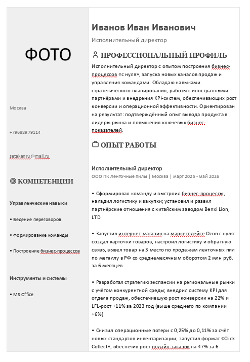 Стиль А